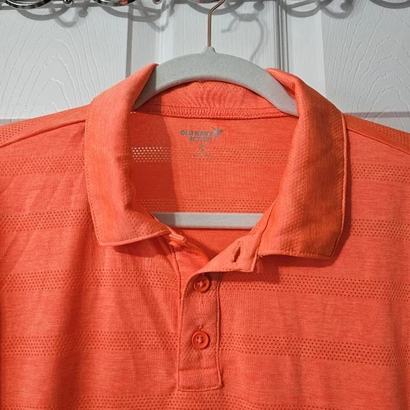 HP🎉 Men's Old Navy Active Short Sleeve Buttoned Polo - Size M - Picture 5 of 10